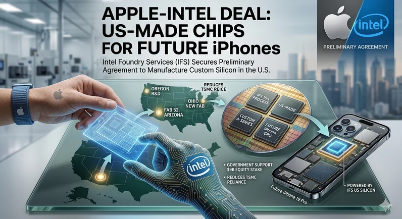 Apple-Intel Deal: US-Made Chips for Future iPhones