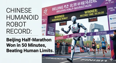 Chinese Humanoid Robot Record: Beijing Half-Marathon Won in 50 Minutes, Beating Human Limits