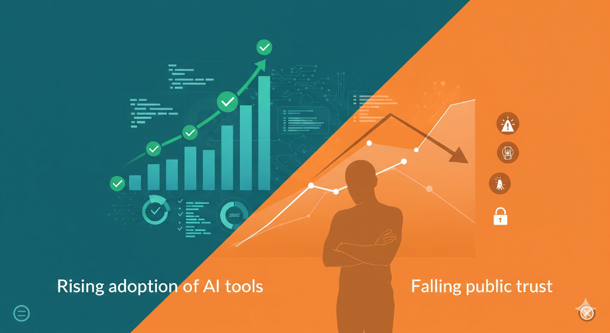 The Paradox of Utility: AI Adoption Climbs While Public Trust Hits New Lows